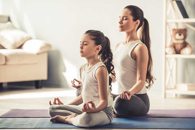 A Yoga com Música para Crianças